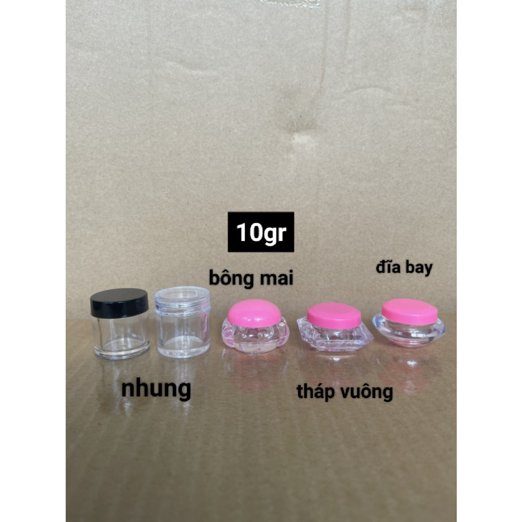 hủ đựng kem face 10g (hủ đựng kem mặt)
