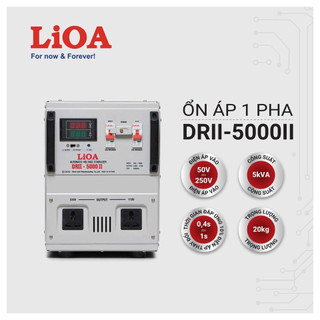 Ổn áp lioa 5kva 1 pha drii -5000ii - lioa 5kw 5000w 5000va