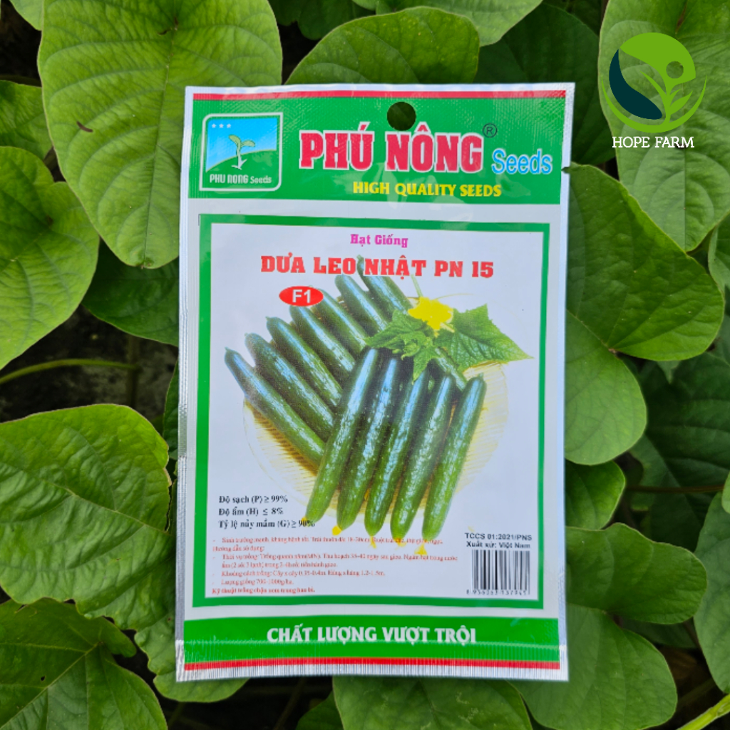 Hạt Giống Dưa Leo Nhật F1 - Phú Nông Seeds