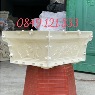 Khuôn đúc chậu chữ nhật vuông góc 45x33x20