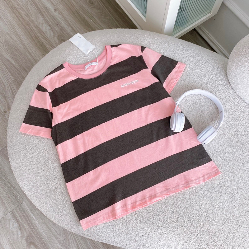 [ Ảnh thật + video ] áo pull kẻ hàng qccc , chất đẹp , phom rộng