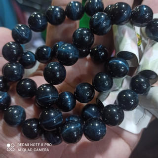 Vòng tay đá mắt hổ đen Cao Cap