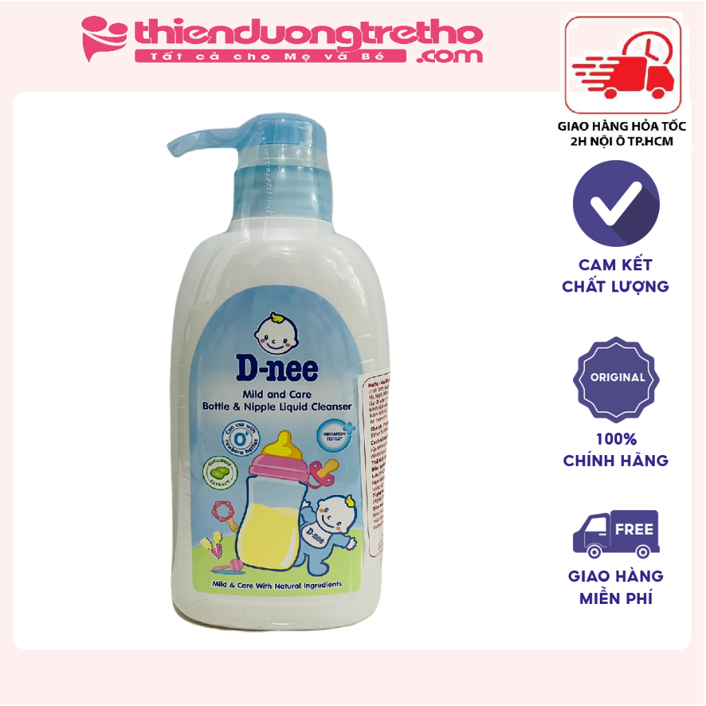 Nước rửa bình sữa Dnee 500ml Chính hãng có tem Công ty Đại Thịnh