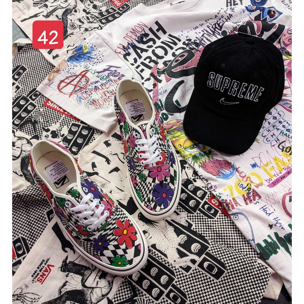 Giày Sneaker Thời Trang Vans Sample Chính Hãng, Giày Vans Old Skool, Aunthectic, Slip On