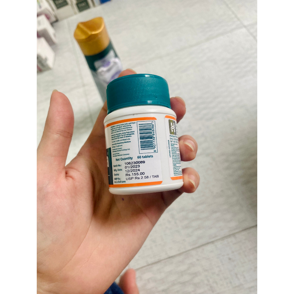 Viên uống Himalaya Abana hỗ trợ giảm cholesterol