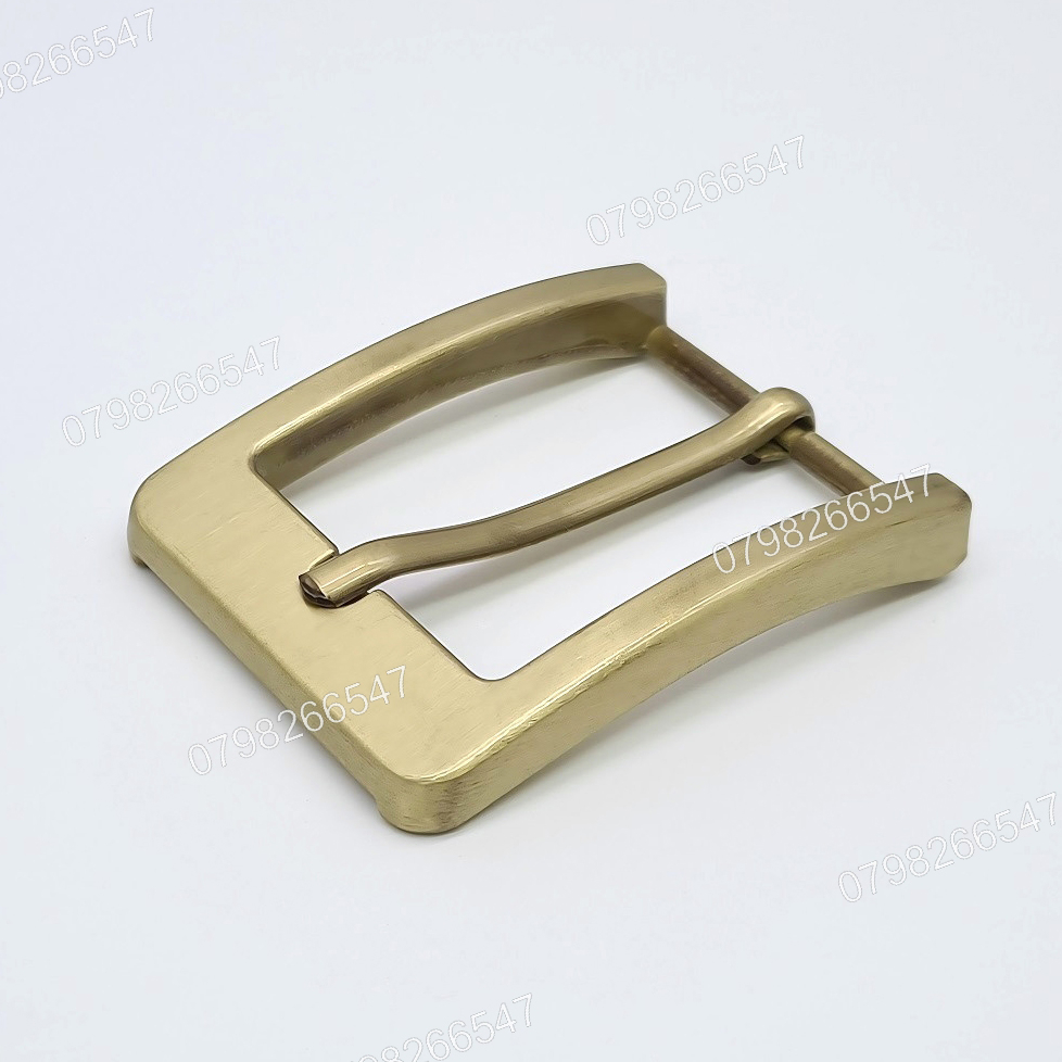 Đầu khoá dây nịt nam DKK-061 | Mặt khoá xỏ kim vàng đồng bảng 4F dày dặn nam tính