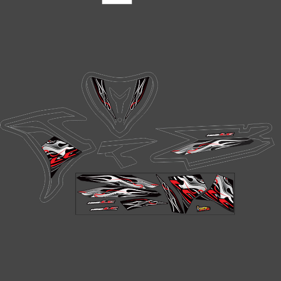 Tem lửa dán xe exciter 135 5 số