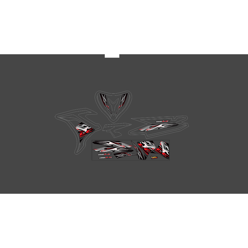 Tem lửa dán xe exciter 135 5 số