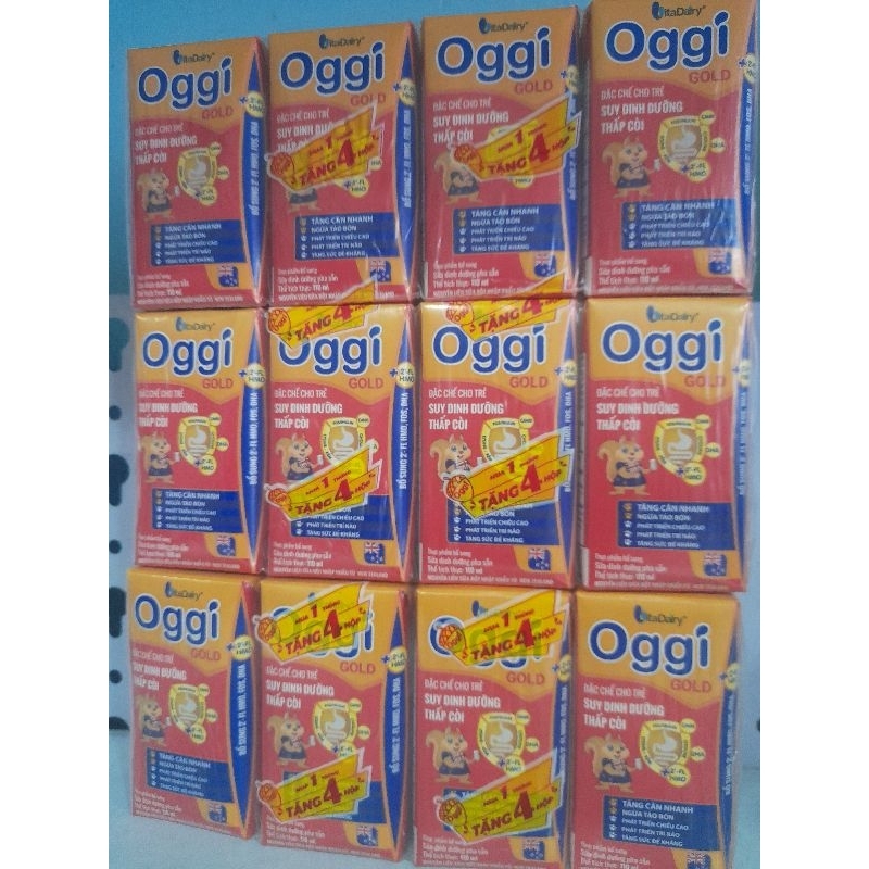 Thùng sữa  pha sẵn Oggi  110ml 48 hộp