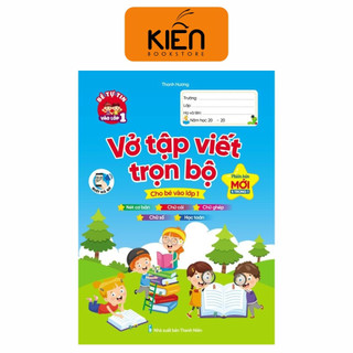Sách - Vở Tập Viết Trọn Bộ Cho Bé Vào Lớp 1 - Phiên Bản Mới 5 Trong 1