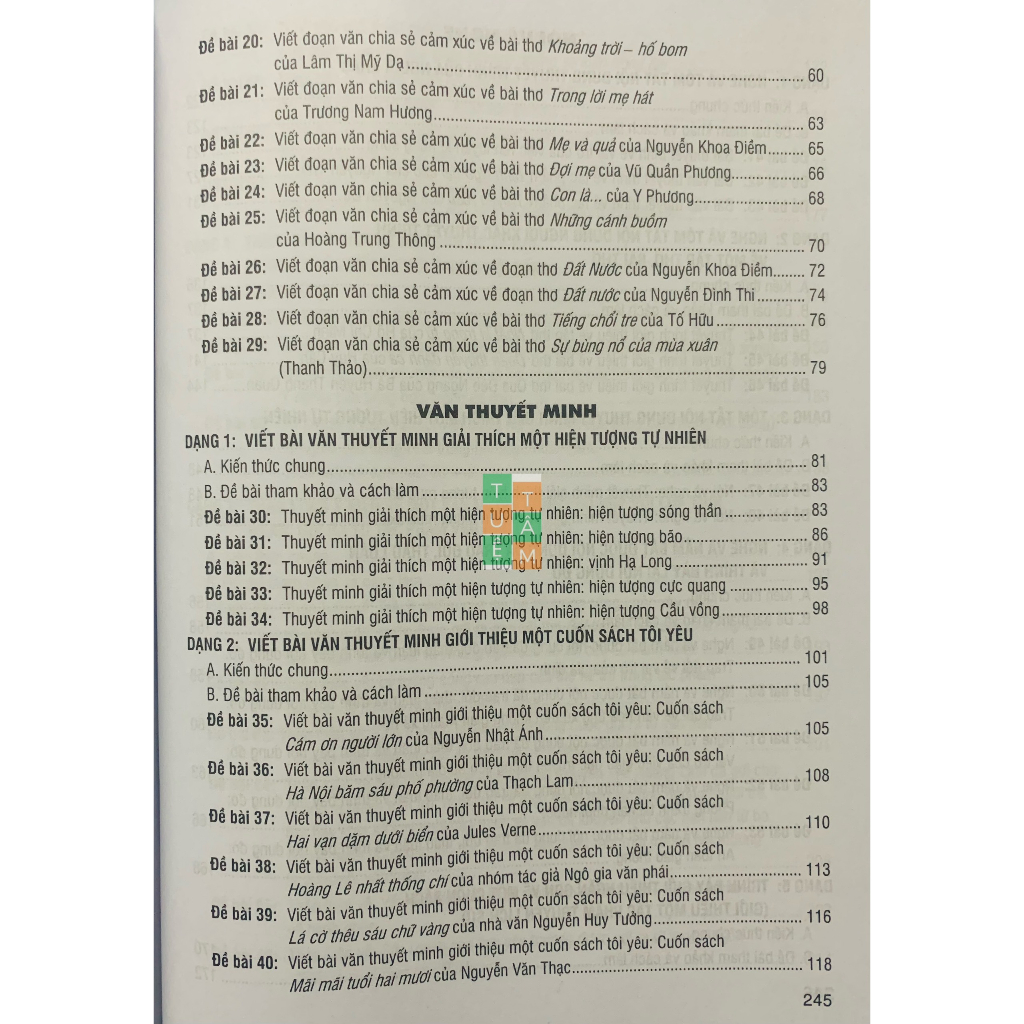 Sách - Hướng dẫn viết, nói và nghe các dạng Văn lớp 8