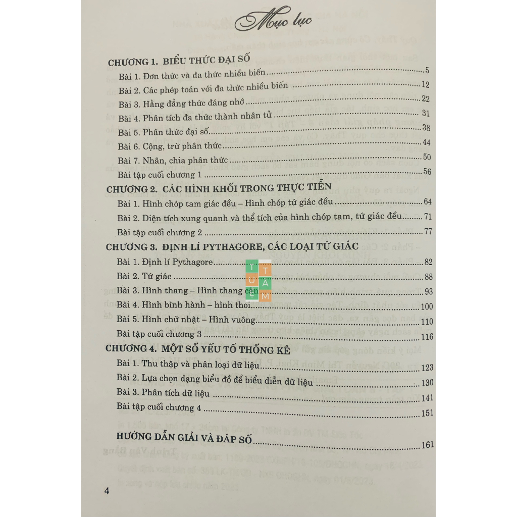 Sách - Hướng dẫn học phương pháp giải Toán 8