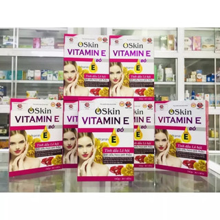 Vitamin E đỏ ( Oskin vitamin E ) lọ 30 viên
