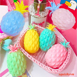 Đồ Chơi Xốp Squishy Giảm Stress Hình Quả Dứa Dễ Thương Cho Bé