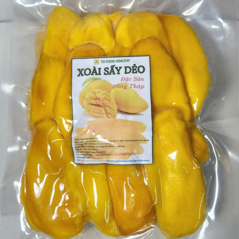 500GRAM XOÀI SẤY DẺO CÁT CHU THƯỢNG HẠNG ĐẶC SẢN ĐỒNG THÁP túi zip 500gram
