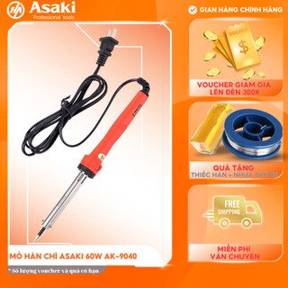 Mỏ hàn chì asaki 60w ak-9040 mỏ hàn thiếc đầu nhọn