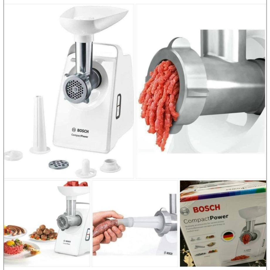 Máy Xay Thịt Bosch MFW3520 / MFW3630 / MFW3612, Máy Xay Đa Năng, Công Suất 1500W, Máy Làm Xúc Xích, Chả Giò, BH 12Tháng