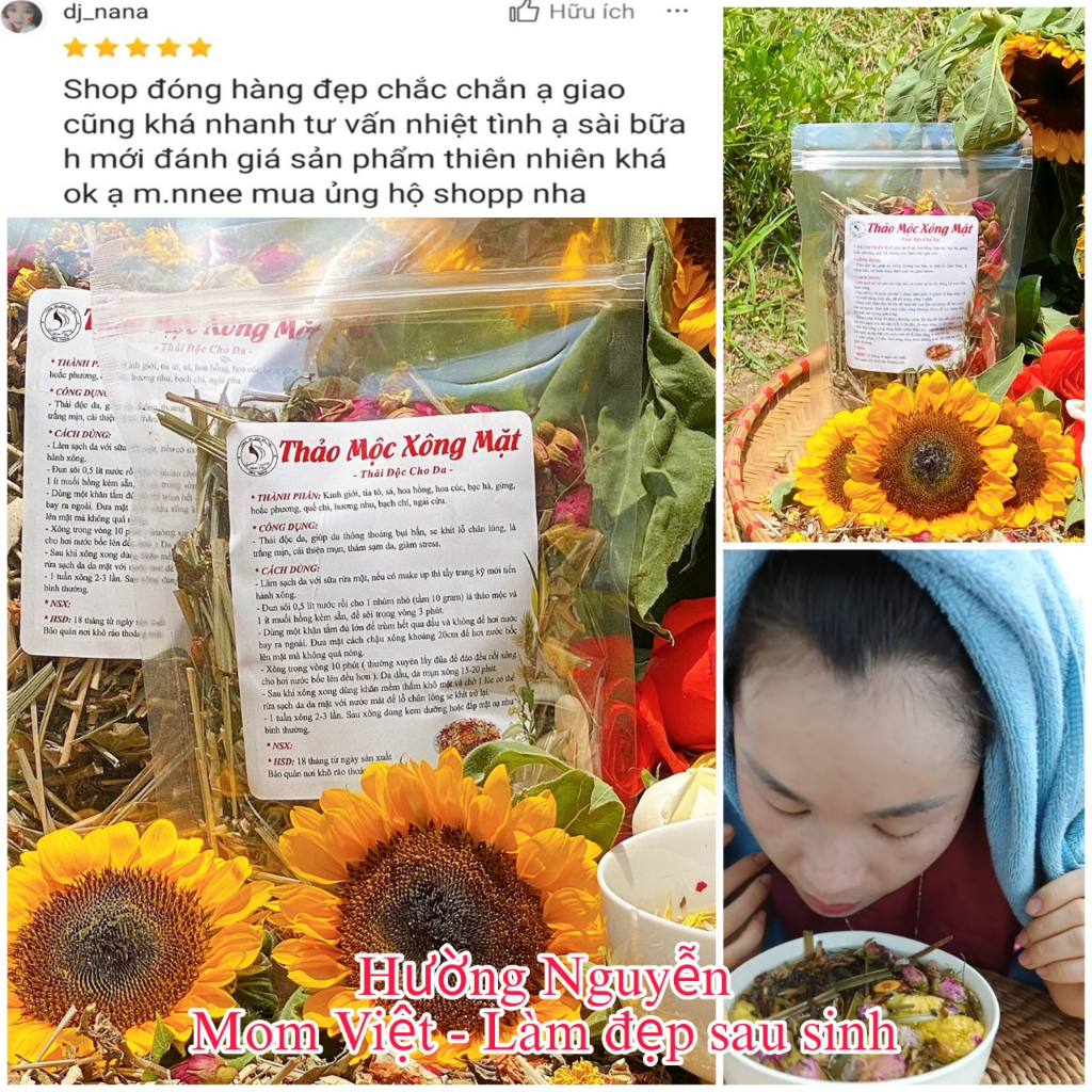 THẢO MỘC XÔNG MẶT MOM VIỆT (HANDMADE)