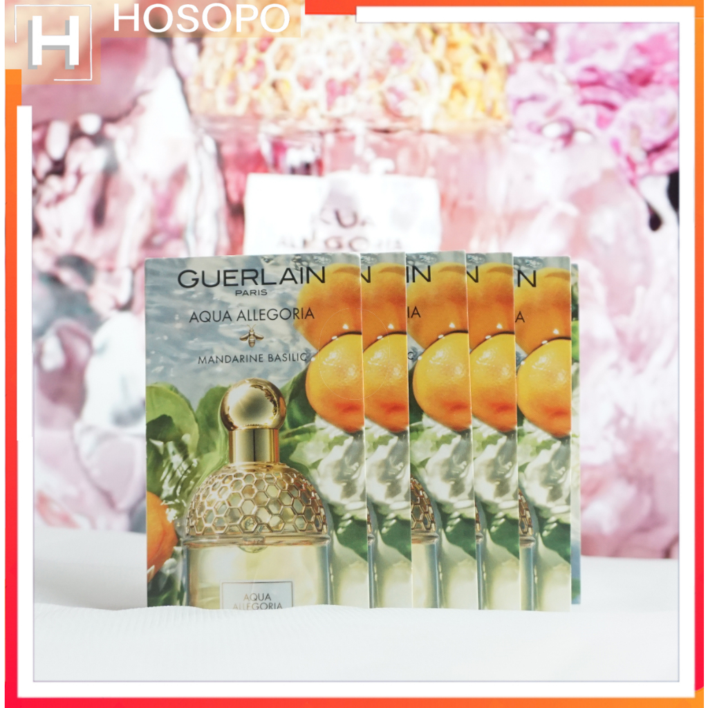 Vial Nước Hoa nữ Guerlain Aqua Allegoria Mandarine Basilic EDT Bản Dùng Thử 1ml
