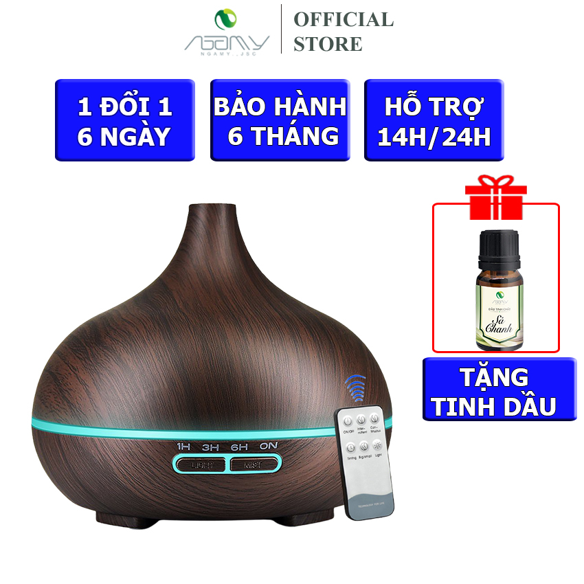 Máy xông tinh dầu phun sương tạo ẩm khuếch tán tinh dầu MKT15V IMA dung tích 550ml tự ngắt khi hết nước