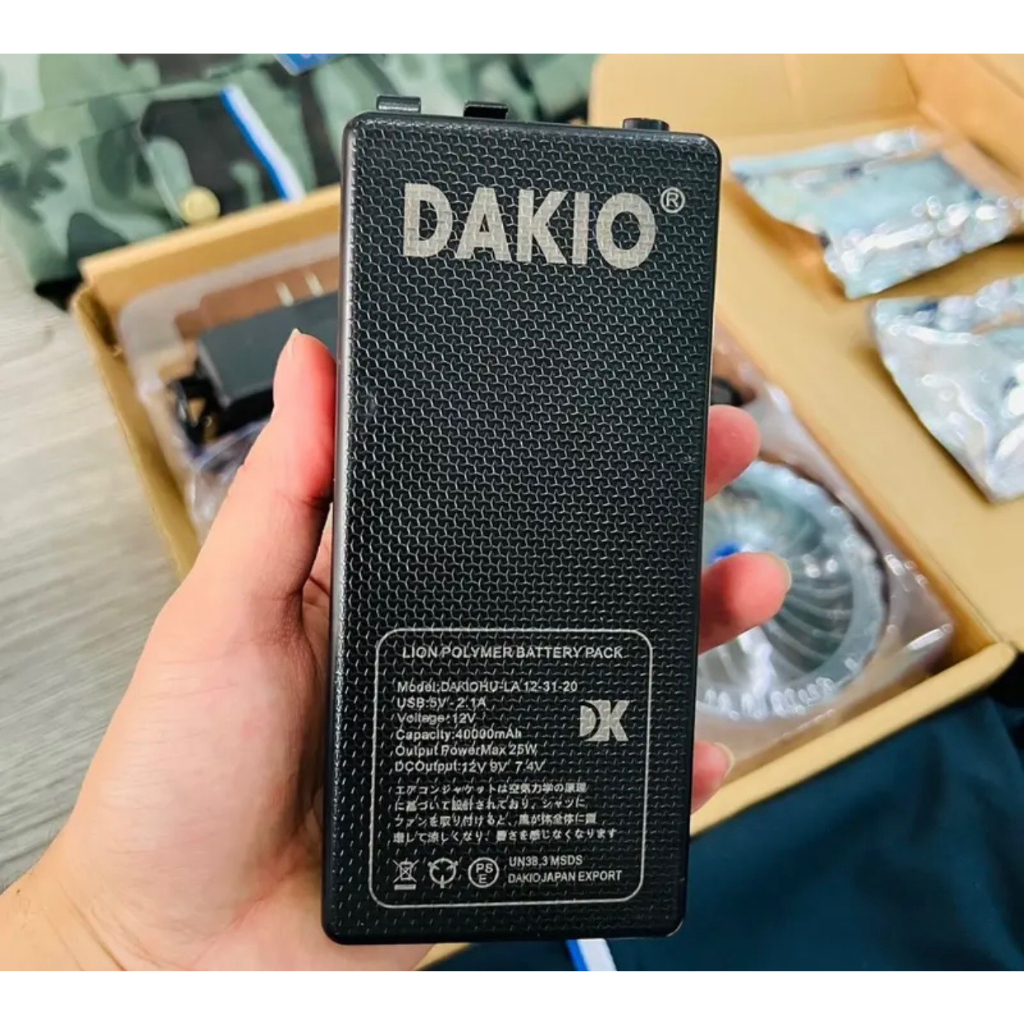 PIN Áo Điều Hoà Nhật Bản 40.000 mAh Hàng Chính Hãng Bảo Hành 12 Tháng