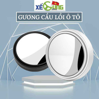 Gương Cầu Lồi Ô Tô Xoay 360 Độ - Bộ 2 Gương,Kính Full HD Cao Cấp