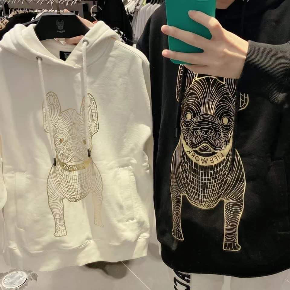 - Áo hoodie có mũ Lifework Hàn quốc ( UNISEX )