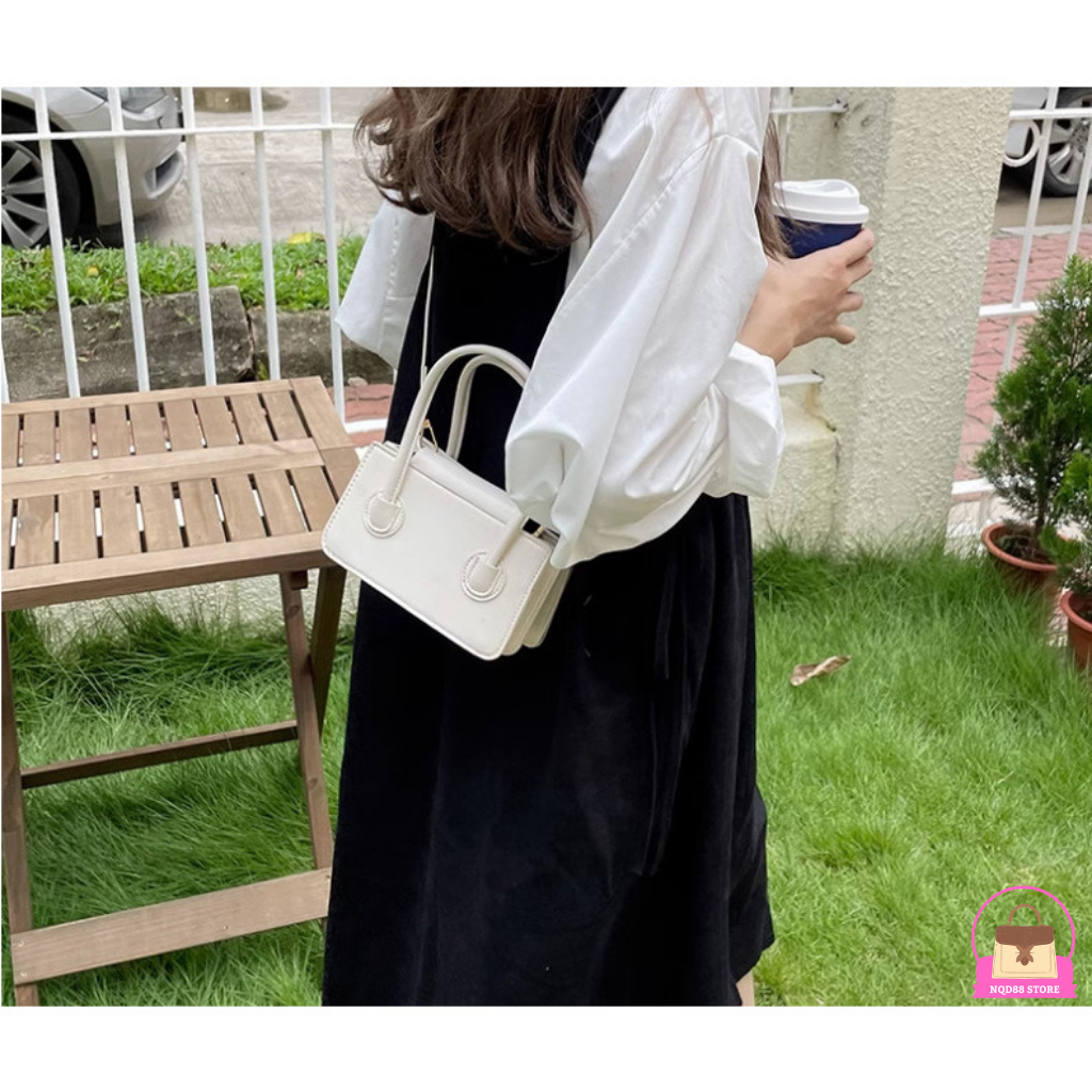 Túi xách nữ, túi đeo chéo xách tay hot trend da trơn mềm đẹp đi chơi thời trang phong cách Hàn Quốc NQD88 TX56