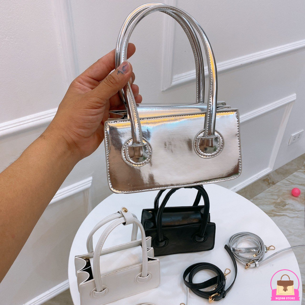 Túi xách nữ, túi đeo chéo xách tay hot trend da trơn mềm đẹp đi chơi thời trang phong cách Hàn Quốc NQD88 TX56