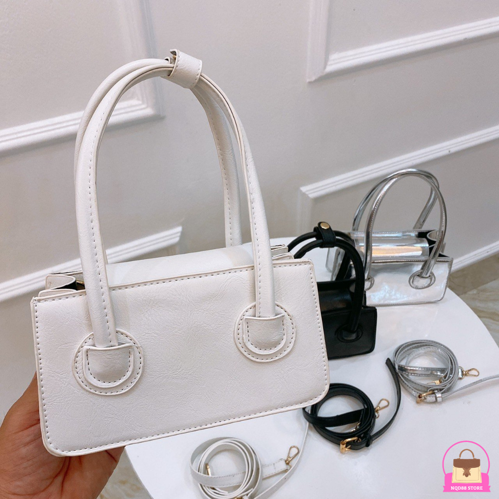 Túi xách nữ, túi đeo chéo xách tay hot trend da trơn mềm đẹp đi chơi thời trang phong cách Hàn Quốc NQD88 TX56