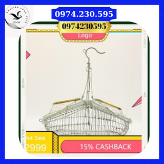 Lồng bẫy chim chào mào chim khuyên chất liệu kẽm bền đẹp chốt cài tiện lợi lồng chim BTA