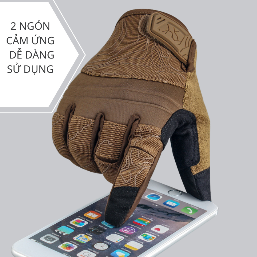 Găng tay vải Raw Moto 1 dành cho người đi phượt bằng xe máy Arrow