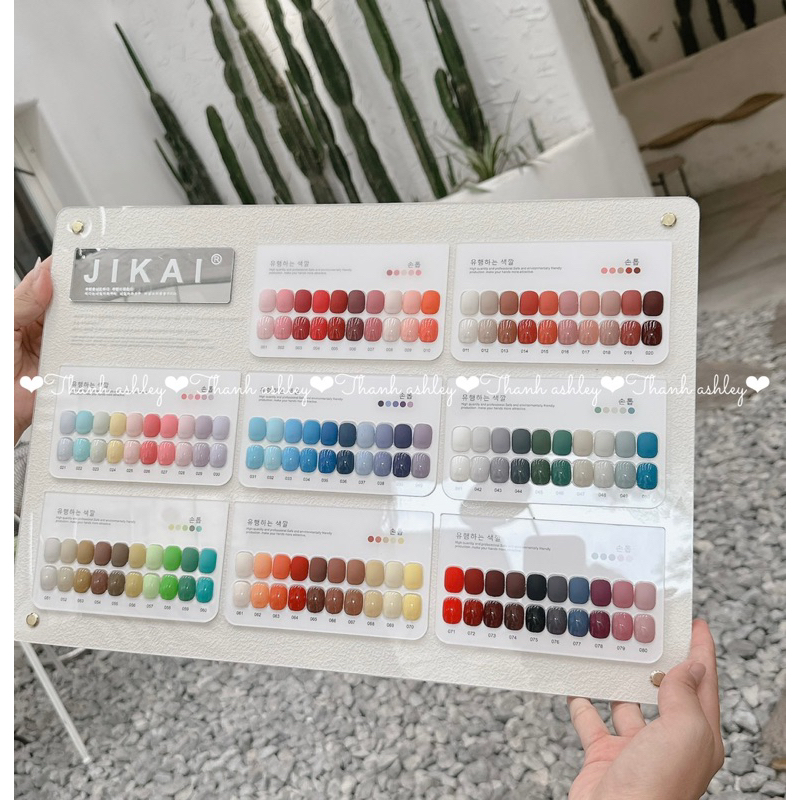 JIKAI 80 MÀU TẶNG KÈM BẢNG MÀU + BASE TOP