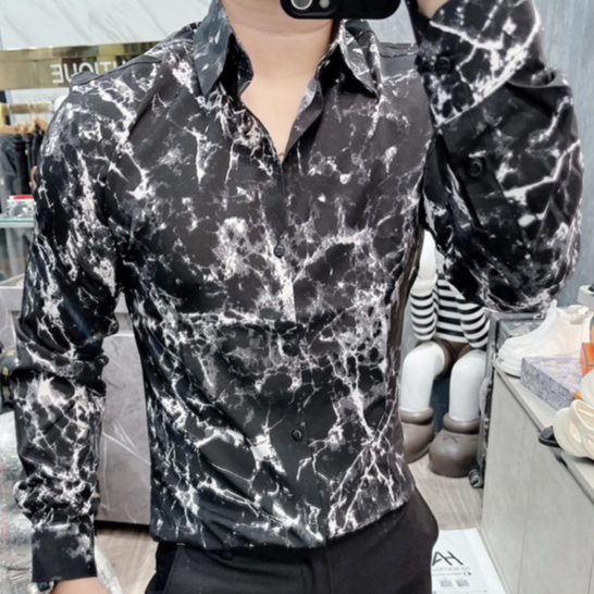 Sơ Mi Nam Vải Lụa Mềm Không Nhăn Không Phai Không Xù