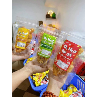 Combo 3 túi da heo tỏi ớt mắm hành giòn tan