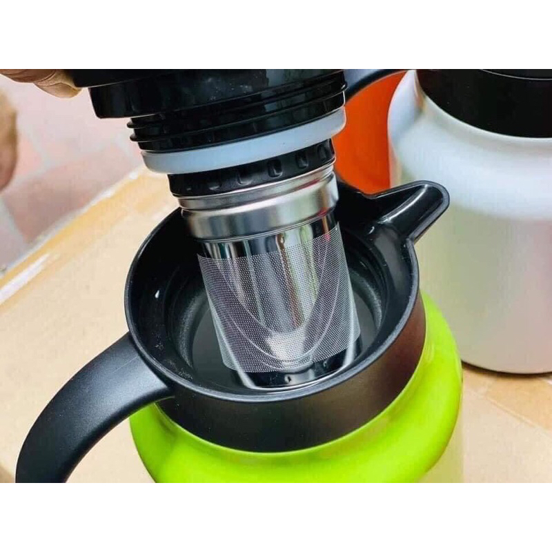 Bình pha trà giữ nhiệt ruột inox 1 lít