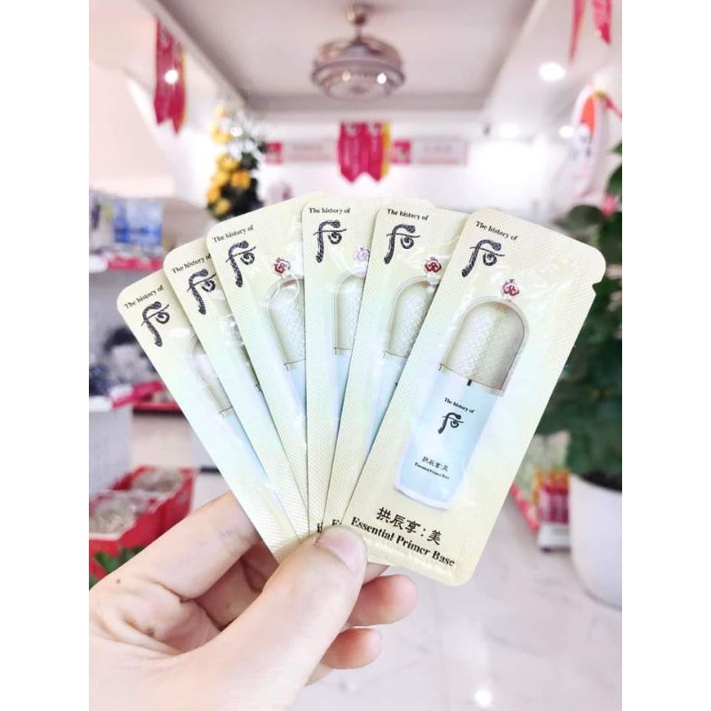 Set 10gói  kem lót whoo xanh dành cho da dầu