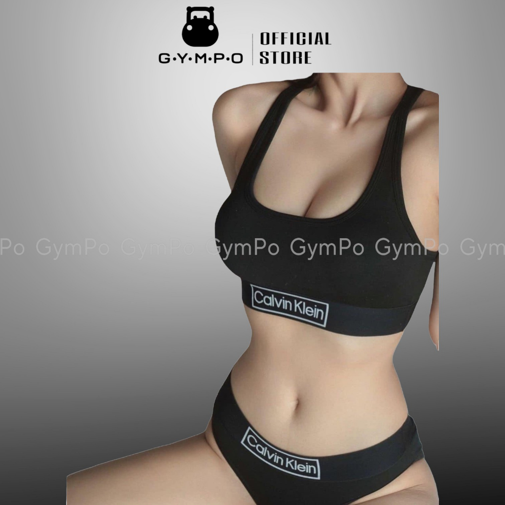Set Bikini CK Thể Thao Cổ Vuông [GYMPO]