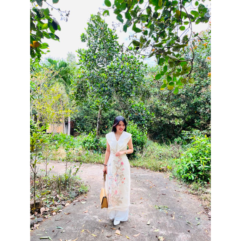 Áo dài Ái Khuê Marc likenew