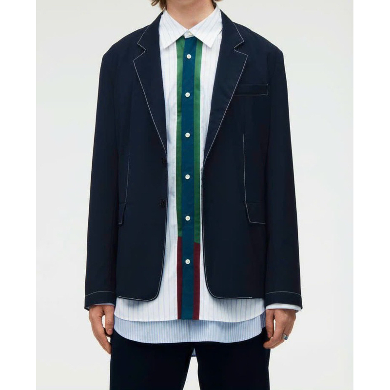 Áo khoác blazer nam Zara authentic POPLIN phiên bản giới hạn size S