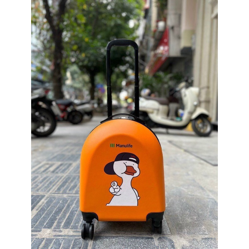 Vali kéo in hình khủng long cho bé hàng cao cấp mới nhất 2023