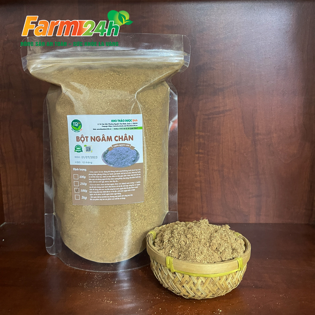 Bột ngâm chân thảo dược của người Dao đỏ, giúp lưu thông máu huyết, giảm đau nhức, giải tỏa căng thẳng | Farm24h