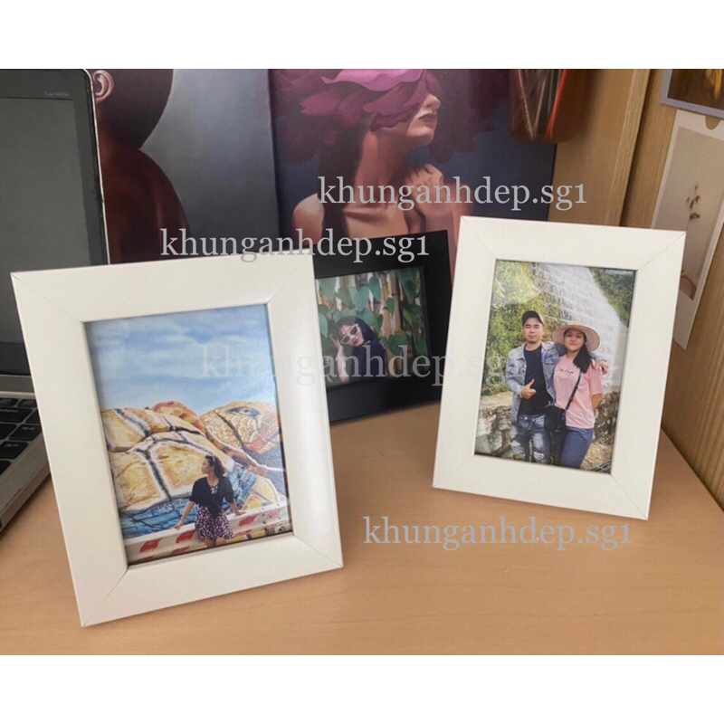 Khung ảnh 13x18 để bàn và treo tường cao cấp mặt kính đẹp giá rẻ.