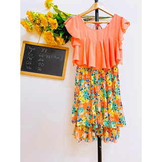 Đầm Voan Tầng, Hai Lớp, 2hand