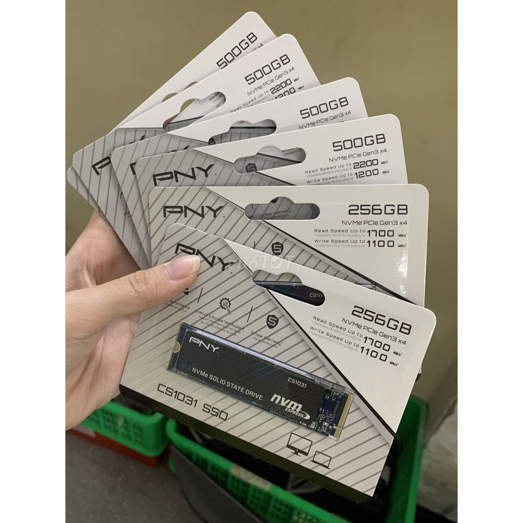 Combo SSD PNY NVMe 500GB Gen3x4 - Bảo hành chính hãng 36 Tháng | BigBuy360 - bigbuy360.vn