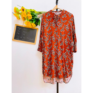 [BIGSIZE,FREESIZE] Đầm Xô Hoa, Dáng Dài, Suông, 2hand