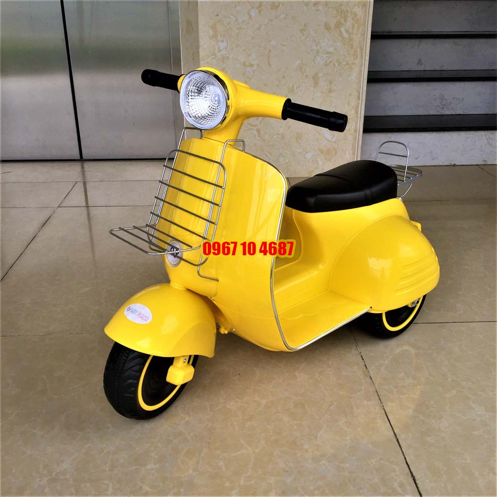 Xe máy điện vespa cho bé 6288S - Xe máy Vespa cho bé, Xe máy điện cho bé đủ màu có kèm sạc
