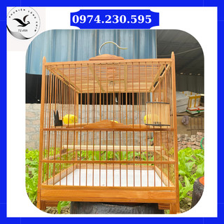 Khung lồng chim chào mào trúc già/ tre già cửa lá đề siêu đẹp - TẶNG DẦU Ủ