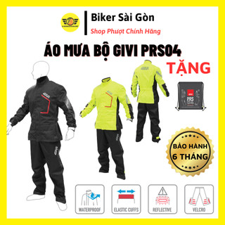 Áo Mưa Bộ Nam Nữ Givi PRS04 AXNY AXN Chính Hãng, Đủ Size, Đủ Màu - Biker Sài Gòn