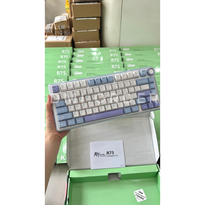 BÀN PHÍM CƠ Rk R75 1Mode | 3Mode | 75% | RGB | PBT